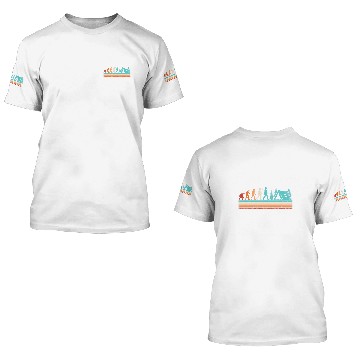 Discover Retro Camping Evolution Nature Camper Hiking Outdoor 3D T Shirts