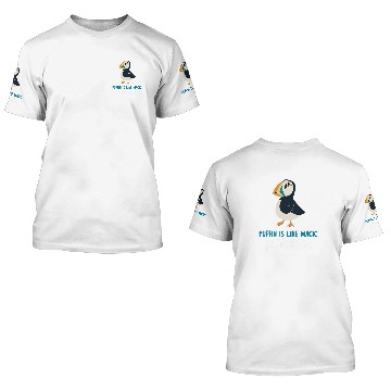 Discover Puffin Is Like Magic Puffin Bird Lover Seabird Lover Puffin Baseball Tees 3D T Shirts