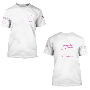 Discover Let Them Praise His Name With Dancing Ballet Christian Words 1 3D T Shirts