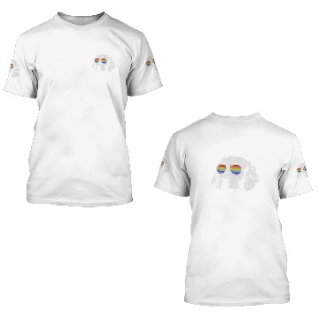Discover Pride Month Flatcoated Retriever Rainbow Flag Baseball Tees 3D T Shirts