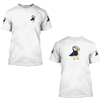 Discover Puffin I Just Really Like Puffin Bird Lover Seabird Lover Baseball Tees 3D T Shirts