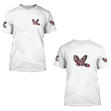 Discover Red Tail Hawk Native American Tribal Bird Totem Birdwatcher Zip 3D T Shirts