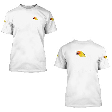 Discover Pocket Parrot Funny Birds Watching Owner Watcher Graphic 3D T Shirts