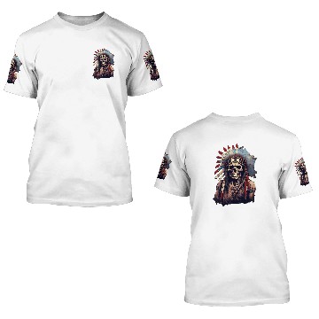 Discover Native American Chief 3D T Shirts
