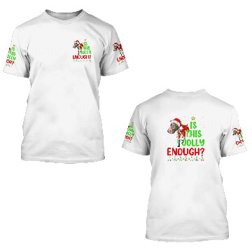Discover Is This Jolly Enough German Shorthaired Pointer Christmas Baseball Tees 3D T Shirts