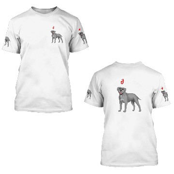Discover I Love My Gray Cane Corso Dog 3D T Shirts