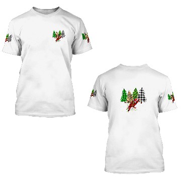Discover xmass Raven Animals Christmas buffalo plaids Leopard Baseball Tees 3D T Shirts