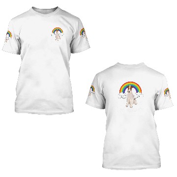 Discover Rainbow Wire Fox Terrier Ew People Unicorns Dog 1 3D T Shirts