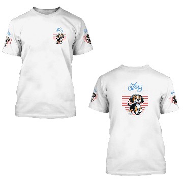 Discover Patriotic Kerry Beagle Zip 3D T Shirts
