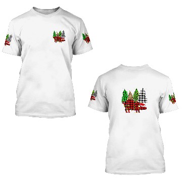 Discover xmass Pig Animals Christmas buffalo plaids Leopard Baseball Tees 3D T Shirts