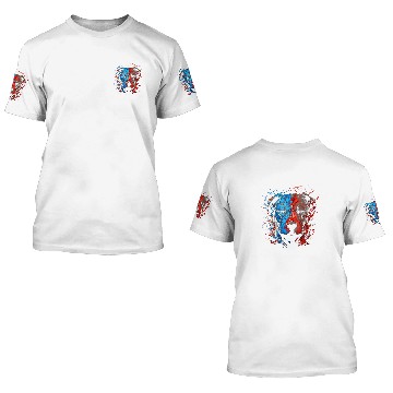 Discover Pitbull Flames Cute Dog Lovers 3D T Shirts