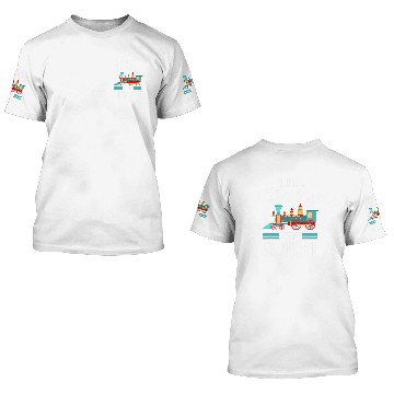 Discover Model Train RC Railroad Railway Locomotive 3D T Shirts