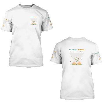 Discover Reading Powers Imagination Cute Teacher Librarian Book lover 22 Zip 3D T Shirts