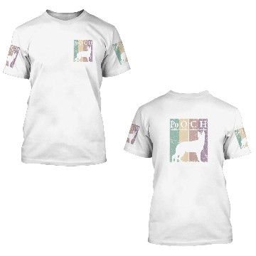 Discover German Shepherd Dog Periodic Table Elements Dog Pooch 3D T Shirts