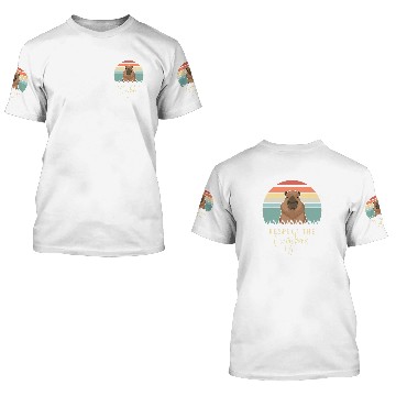 Discover Respect The capybaras Halloween Costume 3D T Shirts