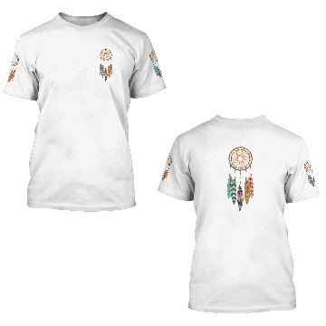 Discover Native American Dream Catcher Native Indigenous Indian 3D T Shirts