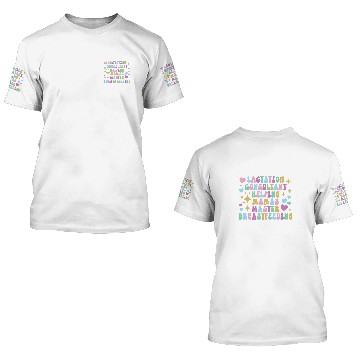 Discover Lactation Consultant Helping Mamas Master Breastfeeding Baseball Tees 3D T Shirts