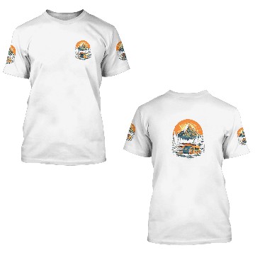 Discover Teardrop Trailer RV Camping Camper Tiny House Mountain 2 Baseball Tees 3D T Shirts