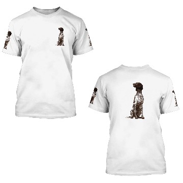 Discover Sitting Dog German Shorthaired Pointer 3D T Shirts