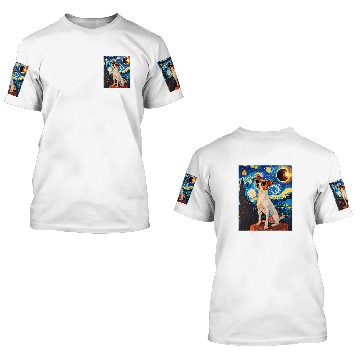 Discover Total Solar Eclipse Toy Fox Terrier Dog Baseball Tees 3D T Shirts