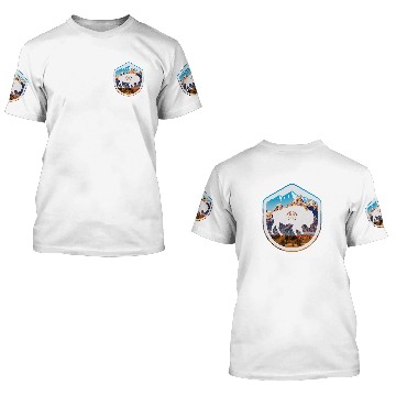 Discover Native Buffalo American 80s Vintage 3D T Shirts