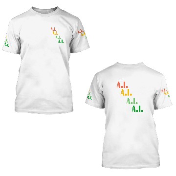 Discover Smilemoretees Fun Colorful Artificial Intelligence AI Art 3D T Shirts