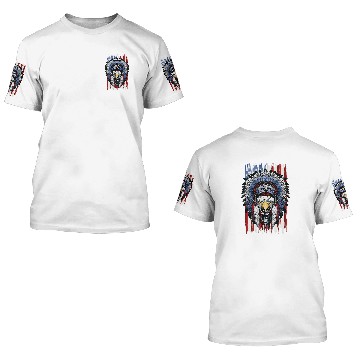Discover USA Flag American Indian Natives Indigenous Eagle Baseball Tees 3D T Shirts