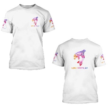 Discover Tribal Long Beach WA Orca Killer Whale Native American 3D T Shirts