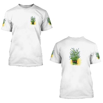 Discover Lavender Bunch Artist Sketch Design 3D T Shirts