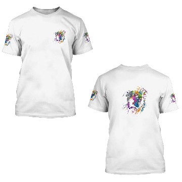 Discover Pitbull Splash Art Cute Dog Lover 3D T Shirts
