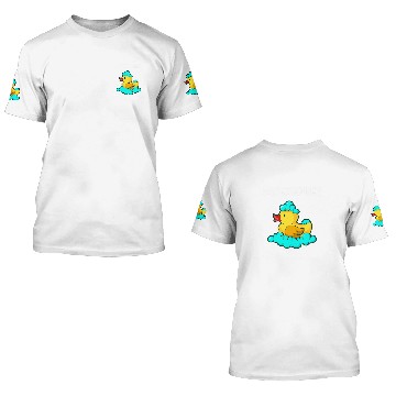 Discover Rubber duck lifeguard 3D T Shirts