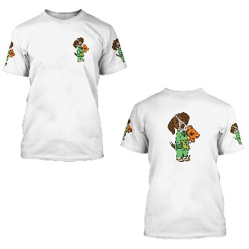 Discover Smileteespetsa Funny German Shorthaired Pointer in Bathrobe Baseball Tees 3D T Shirts