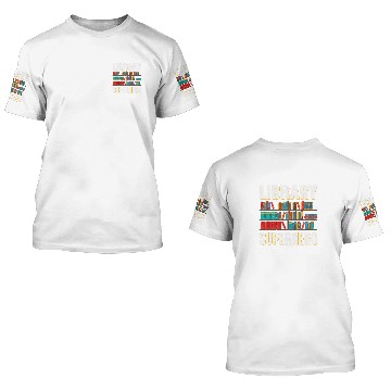 Discover Library Superhero I Librarian Baseball Tees 3D T Shirts