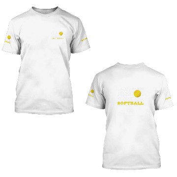 Discover Patriotic Softball Team American Flag 3 3D T Shirts