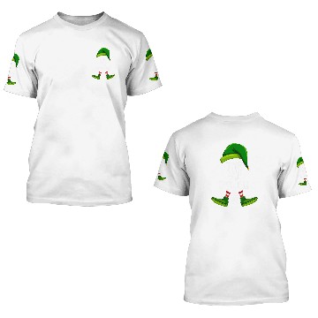 Discover German Shorthaired Pointer Dad Elf Funny Christmas Pajama Zip 3D T Shirts
