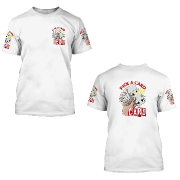 Discover Magician Magic Card Tricks Pick A Card Any Card 3D T Shirts