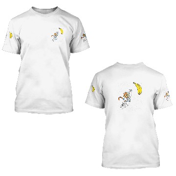 Discover Monkey Astronaut Space Shuttle Galaxy For Ape Lover 3D T Shirts