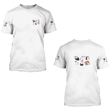 Discover Westie And Sushi Dog 3D T Shirts