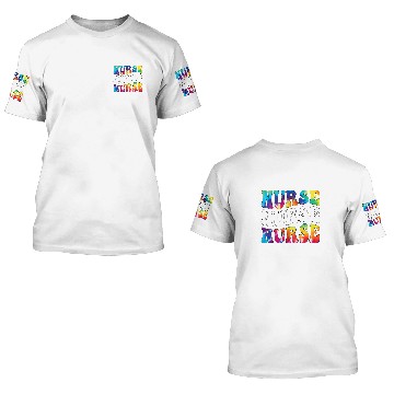 Discover Tie Dye nurses Registered Trendy 2Nursing Gifts 3D T Shirts