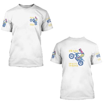 Discover Motocross I Dont Crash I Do Random Gravity Checks 3D T Shirts
