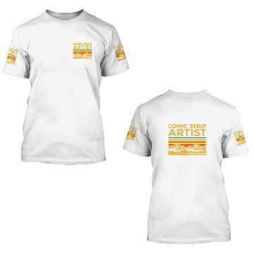 Discover vintages Comic Strip Artist Comics Baseball Tees 3D T Shirts