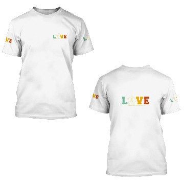 Discover Retro Love Soccer Player Coachs Trainer Training 3D T Shirts