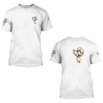 Discover Poodle Cute But Dangerous Baseball Tees 3D T Shirts
