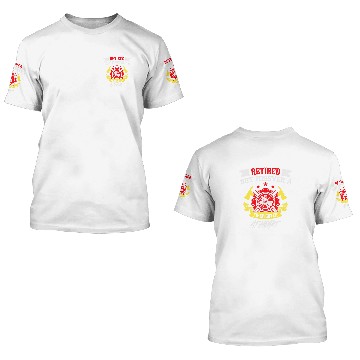 Discover Retired but forever a Firefighter 22 Baseball Tees 3D T Shirts