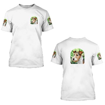 Discover My Bestie Wire Fox Terrier 3D T Shirts