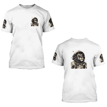 Discover lion floating in space astronaut in astronautsuit 21 Baseball Tees 3D T Shirts