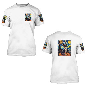 Discover Total Solar Eclipse Boston Terrier Dog 3D T Shirts