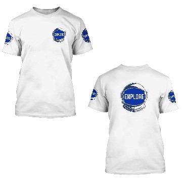 Discover NASA Explore The Unknown Space Walk Astronaut Helmet Poster Baseball Tees 3D T Shirts