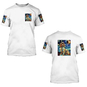 Discover Total Solar Eclipse Welsh Springer Spaniel Dog Baseball Tees 3D T Shirts