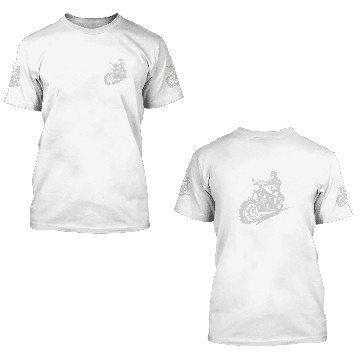 Discover Motorcyclist skeleton Baseball Tees 3D T Shirts